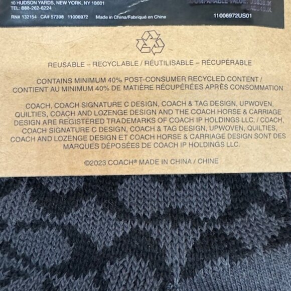 Coach Ankle Socks- Package of 2 Pairs - Picture 4 of 5